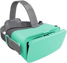VR Glasses Mobile 3D Home Cinema Headsets Green Single 2K Anti-Blue Lens (Green) - £26.29 GBP