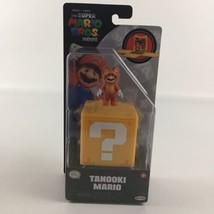 The Super Mario Bros Movie Tanooki Mario Mini Action Figure Mystery Block Toy  - $19.75