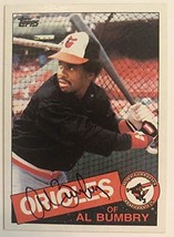 Al Bumbry Signed Autographed 1985 Topps Baseball Card - Baltimore Orioles - $5.93