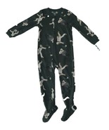 Carters Fleece Footed pajama Blanket Sleeper Size 7 Snowmonster Yeti Green - $497.07 MXN