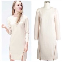 J.CREW White Shift Dress Double Zip Lined Size 6 - $34.64