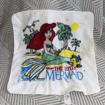 Vintage The Little Mermaid Disney Hand Towel By Cannon 1990s D1 - $8.68