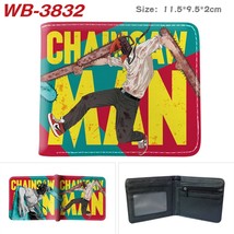 Japanese Anime  Chainsaw Man Cute Cartoon Comics Purse Student Game Wallet Credi - £46.35 GBP
