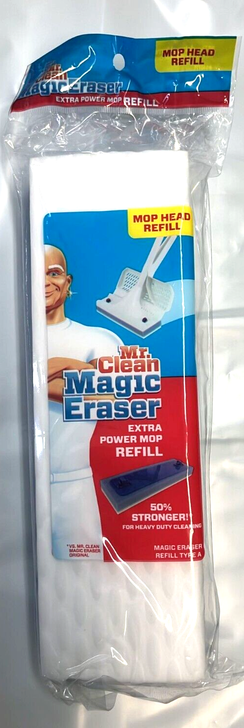 Mr.Clean Magic Eraser Extra Power Mop Refill for Heavy duty Cleaning 50 % strong - $11.83