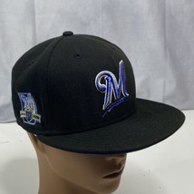 New Era Milwaukee Brewers 40th Anniversary Cooperstown 59Fifty Fitted 7 1/8 - £43.91 GBP