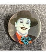 Vintage 1989 Official Batman Movie Joker Jack Nicholson 1.75&quot; Diameter - £2.32 GBP