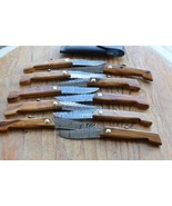 10 damascus 100% handmade beautiful folding knife From The Eagle Collection 2826 - $346.50