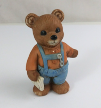 Vintage Homeco Papa With Newspaper Bear 3.75&quot; Figurine #1450 - $5.81