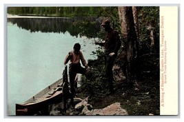Fishing On Granite Lake Temagami District Ontario Canada UNP DB Postcard T5 - £3.84 GBP