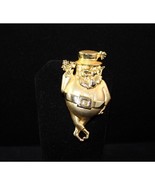 Vintage Gold Plated Leprechaun Brooch, Pin, St Patrick&#39;s Day, Lucky, 313161 - £7.63 GBP