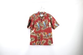 Vintage 80s Mens Small Faded Tom Selleck Magnum PI Hawaiian Button Shirt USA - £46.85 GBP