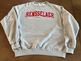Vintage Champion Rensselaer Polytechnic Institute Gray Sweatshirt Size L... - $59.49