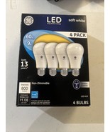 GE LED 60W Replacement 9W Soft White 60W Equivalent A19 800 Lumen Bulbs ... - £5.16 GBP