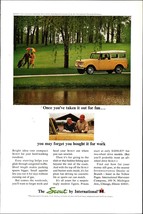 1965 International Scout soft top SUV golf course print ad nostalgic c8 - $24.11