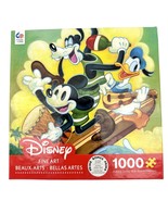 Disney Puzzle 1000 Pieces Mickey Goofy Donald EUC - £6.23 GBP