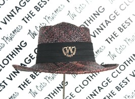 Summer Rules by Firethorn Women&#39;s Straw Hat Brown +Bow Sun Hat NWOT GOLF - $36.79