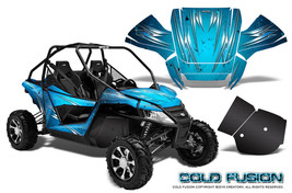 Arctic Cat Wildcat Utv 2012-2016 Graphics Kit Wrap Creatorx Decals Cf Blue Ice - £309.39 GBP