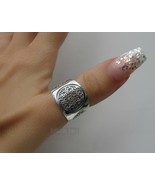 Sterling Silver Aztec Calendar Ring: Unisex Statement Jewelry - $1,383.69 MXN