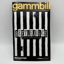 Beetlejuice Gammbill Playbill National Tour 8/2023 Arizona Gammage - $8.00