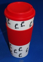Cincinnati Bearcats 16 Oz Plastic Tumbler Travel Cup Hot/Cold Coffee Mug Banded - £4.17 GBP