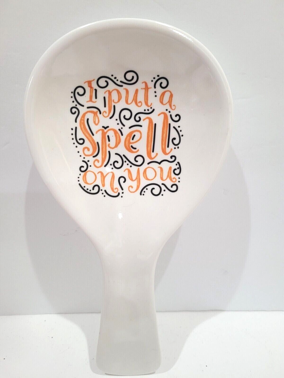 Halloween I PUT A SPELL ON YOU Melamine Resting Spoon Rests Kitchen Decor - $16.82