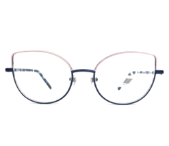 Prodesign denmark Brille Rahmen 5168 C.9111 Pink Marineblau Cat Eye 47-18-135 - £81.16 GBP