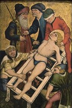 Martyrdom of St. Lawrence by Master of the Arts of Mercy - Art Print - £17.63 GBP+