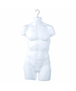 Only Hangers Injection Molded Male Torso- Clear Frosted - $28.01