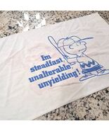 Vintage Snoopy Peanuts pillowcase Charlie Brown baseball Cheerleader Lucy - $41.00