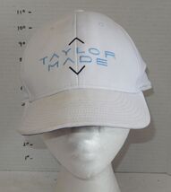 TaylorMade adjustable One Size Fits all Snapback Hat Cap Golf White Blue - $14.80