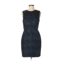 3.1 PHILIP LIM Black &amp; Blue Glittery Sleeveless Cocktail Dress - Size 6 - £117.87 GBP