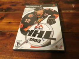 DVD-NHL 2003 (Sony PlayStation 2, 2002) - $3.99