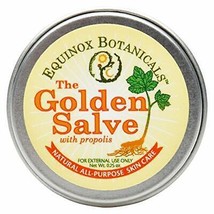 Equinox Botanicals Oils &amp; Salves Golden Healing Salve 0.25 oz. - £7.40 GBP
