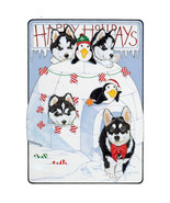 Pipsqueak Productions Siberian Husky Holiday Boxed Cards - $646.26 MXN