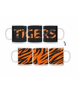 Color Changing! Black &amp; Orange Tigers Stripes ThermoH Exray Ceramic Coff... - $17.41 CAD