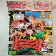 Imperial Farm Animals Playset - 14 Animals &amp; 15 Scenery Pieces Set NEW - £15.81 GBP