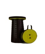 Portable Collapsible Telescopic Stool, Sturdy Foldable Stool Yellow - $17.57 CAD