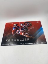 Ken Roczen #94 Honda HRC Signed Poster Some Creases MAILED ROLLED IN TUBE - $53.12