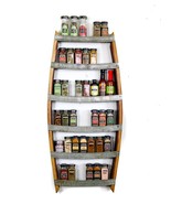 Wine Barrel Spice Rack - Thyme - Made from retired California wine barrels  - £182.48 GBP