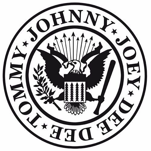 The Ramones sticker VINYL DECAL Johnny Joey Dee Dee Tommy Punk Music Band CBGB