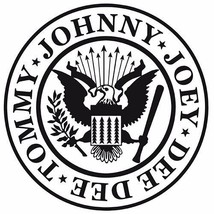 The Ramones sticker VINYL DECAL Johnny Joey Dee Dee Tommy Punk Music Ban... - $7.12