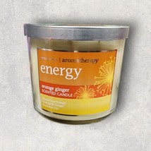 Bath &amp; Body Works Aromatherapy Energy Orange Ginger Large  3-Wick 14.5 o... - $40.17