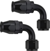 Evil Energy 6An Ptfe Hose End Fitting 90 Degree Black For Ptfe Hose Only... - $633.57 MXN