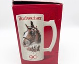 2023 Budweiser Stein 90th Anniversary Edition NEW In Box - $29.99