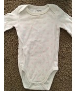 Infant Girls Calvin Klein Long Sleeve One Piece. White/ Pink CK 3-6 Mont... - €10,66 EUR