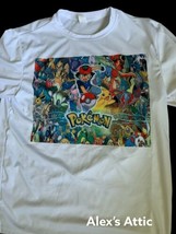 Pokemon graphic t shirt men short sleeve - £11.89 GBP