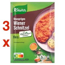 Knorr Crispy WIENER Schnitzel breading spice mix-3pc. Made in Germany FREE SHIP - $13.85