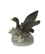 Porcelain Duck Figurine in Grass Patch - £10.16 GBP