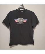 Harley Davidson Mens Shirt Large Declare Your Independence Black Short S... - $11.95