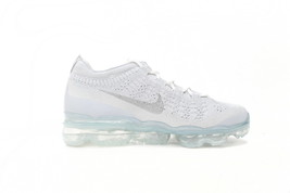 Nike Air VaporMax Flyknit 2023 Mens Sneakers Shoes All White - £124.37 GBP